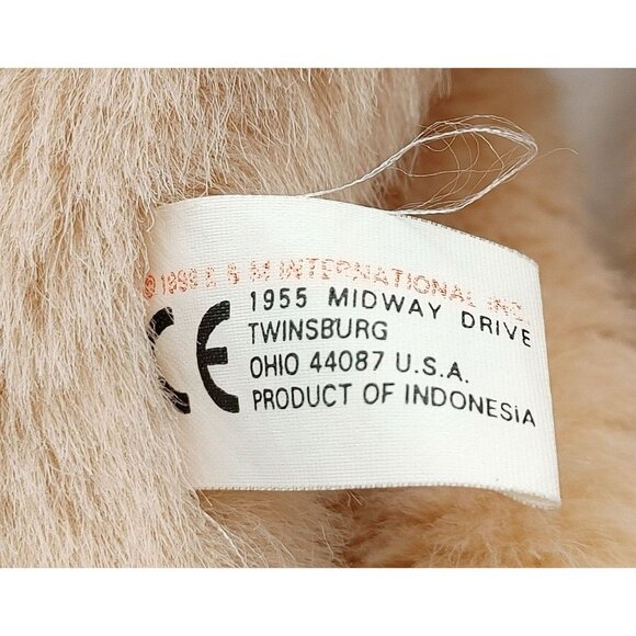 Wild Republic K&M Hanging Spider Monkey Plush Toy Stuffed Animal Beige Tan 17" - Picture 5 of 6